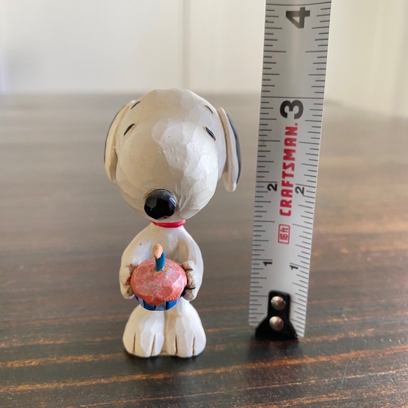 Jim Shore Peanuts Snoopy with Cupcake Birthday Figurine 4059441 3 Inch - Picture 7 of 7
